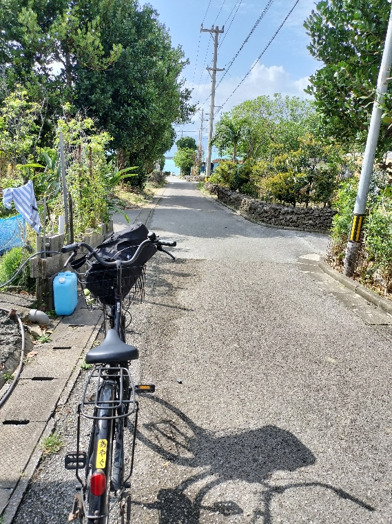 鳩間島で自転車をレンタル